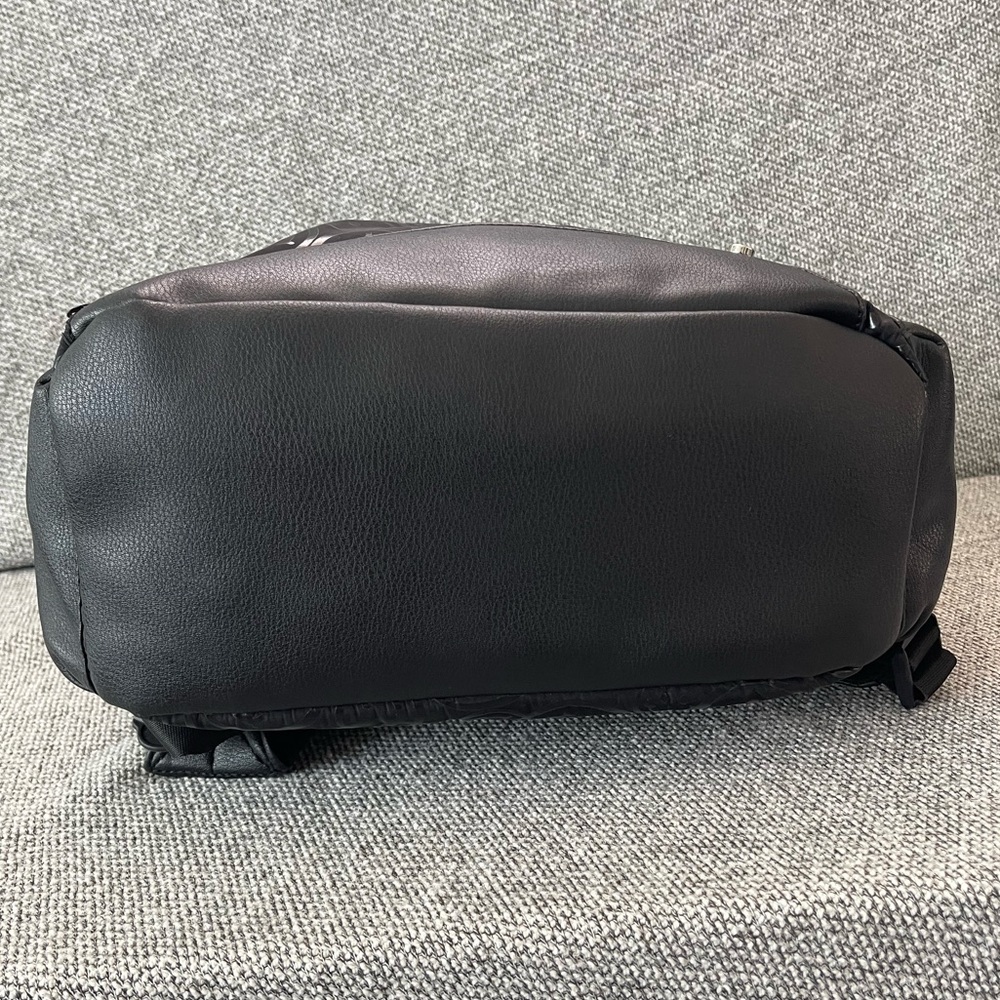 Steve Madden Black Embossed Backpack - Picture 12 of 16